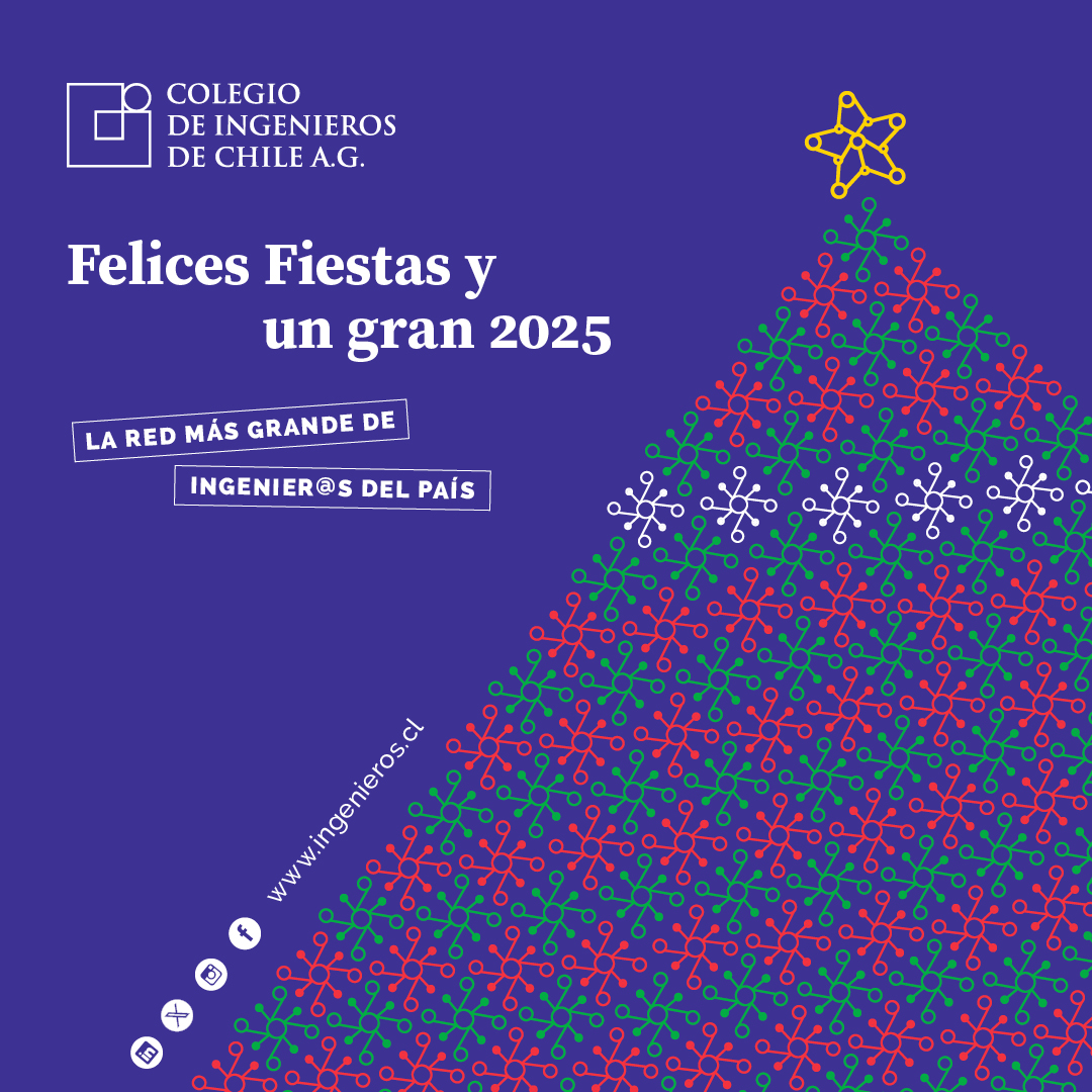 ¡Feliz Navidad y un próspero Año Nuevo a quienes construyen sueños y soluciones! ✨ 

Celebramos la creatividad, el ingenio y la pasión que cada ingenier@ aporta al mundo.  
¡Que estas celebraciones sean un momento para recargar energías, compartir en familia y soñar en grande!