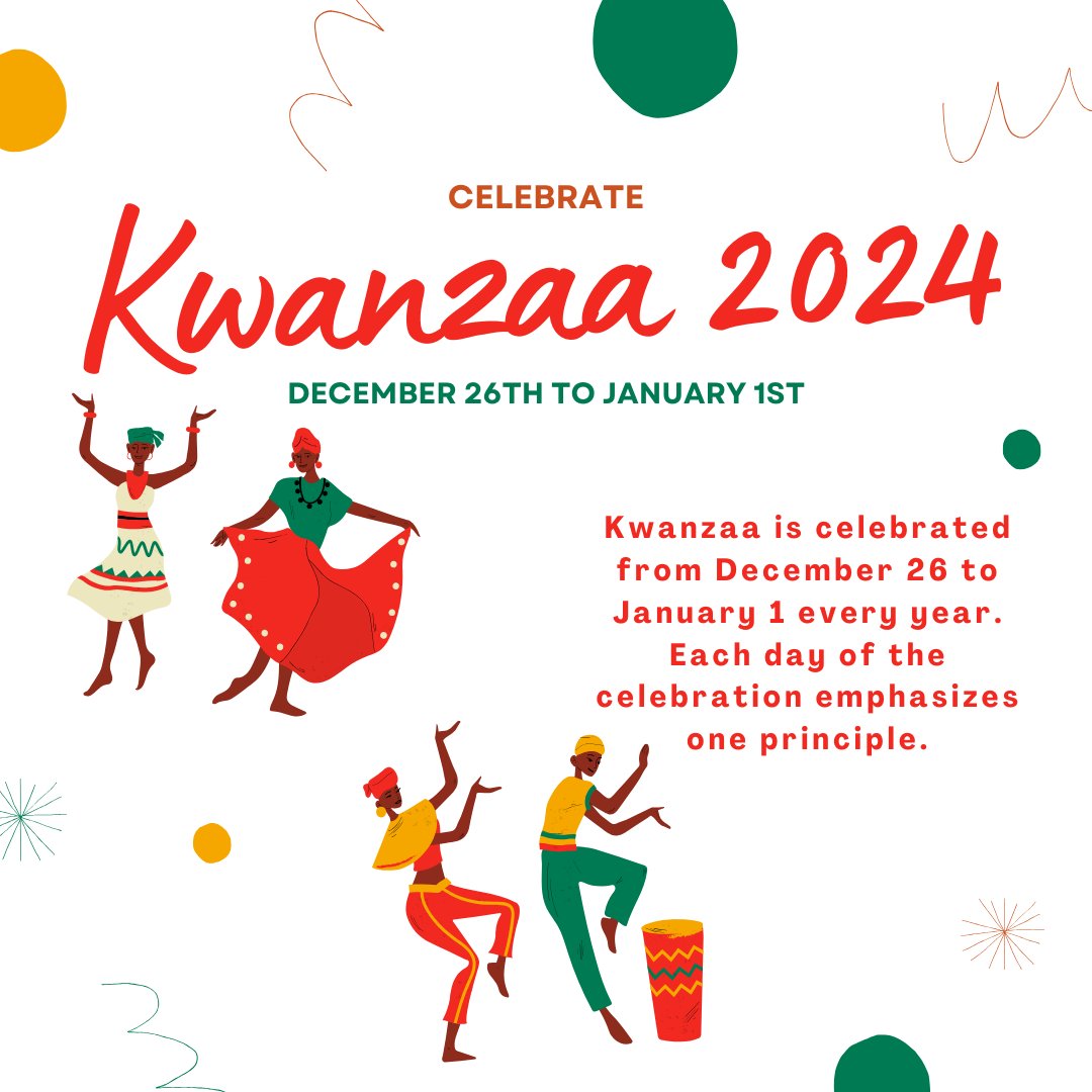 PorterLeath's tweet image. Happy Kwanzaa! #Kwanzaa is an African American &amp;amp; Pan-African holiday that celebrates history, values, family, community and culture. Learn about the 7 day celebration with your #preschooler by reading @SynthiaSaintJames' "It's Kwanzaa Time!"

Read along: youtu.be/iuYfTfOM7As?si…