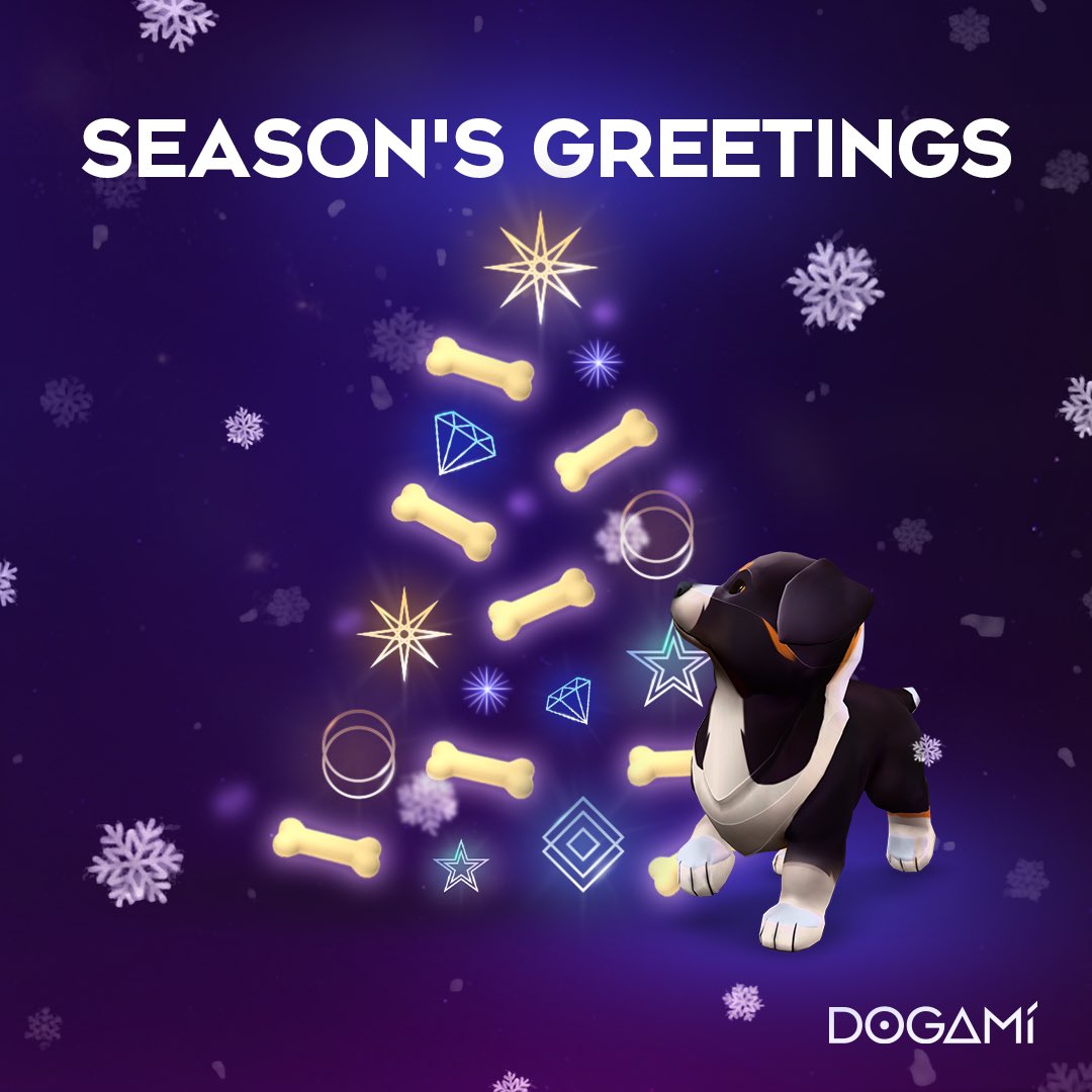 🎄 Season’s Greetings from DOGAMÍ ✨

This holiday season, the entire DOGAMÍ team wants to celebrate our incredible community, the Dogamers.

We deeply appreciate the support, enthusiasm, and yes, even the occasional FUD 😆, all of which make this journey truly special. 💜