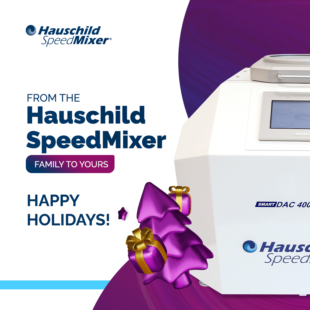 speedmixing's tweet photo. From the Hauschild SpeedMixer family to yours - happy holidays! https://t.co/UmXx1PNzQ8