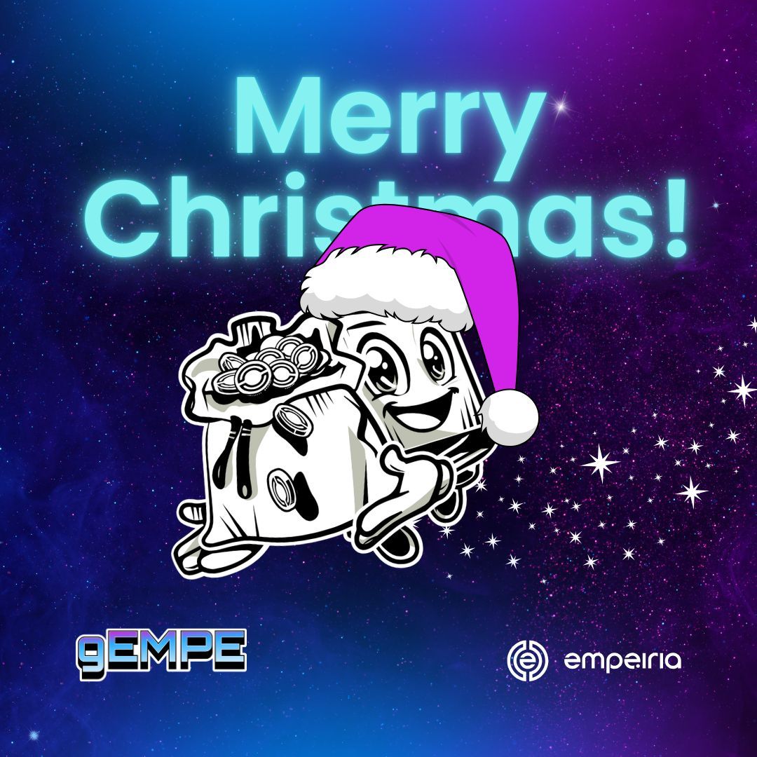 gEMPE_App's tweet photo. A joyful holiday season to all gEMPE builders! 🎄✨ Enjoy the festive vibes! 🌟 https://t.co/qplVidZOMu