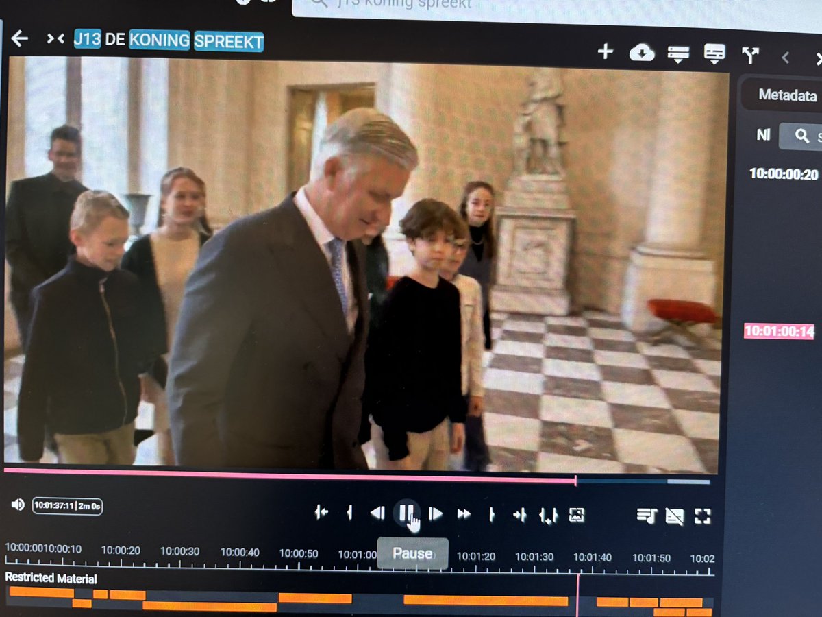 pascale_mertens's tweet image. Pasklare antwoorden heeft #koningFilip niet op de oorlogsdrama&apos;s, alleen de blijvende inzet van leiders en van iedereen voor een betere wereld: “Hun empathie moet ons soms ingeslapen geweten wakker schudden,” zegt hij over de leerlingen hun videoboodschap. @vrtnws