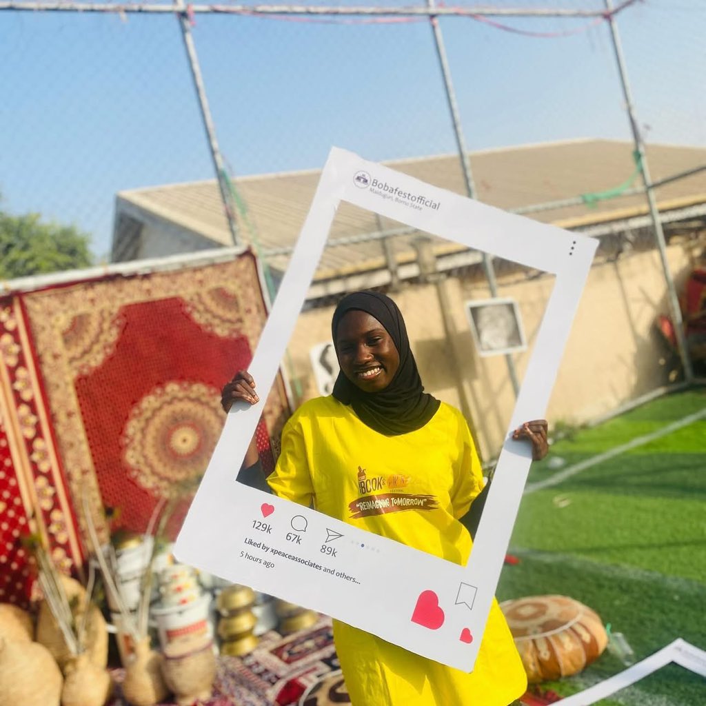 MafiFatima's tweet photo. It’s end of the year already  I thought there’s no better way of ending the year than sharing amazing things that have happened, but I will start with the last one. Borno Book and Art Festival 2024 
Fun fact i was the MC of this year’s festival #bobafest24 https://t.co/3cfIoYHo6S