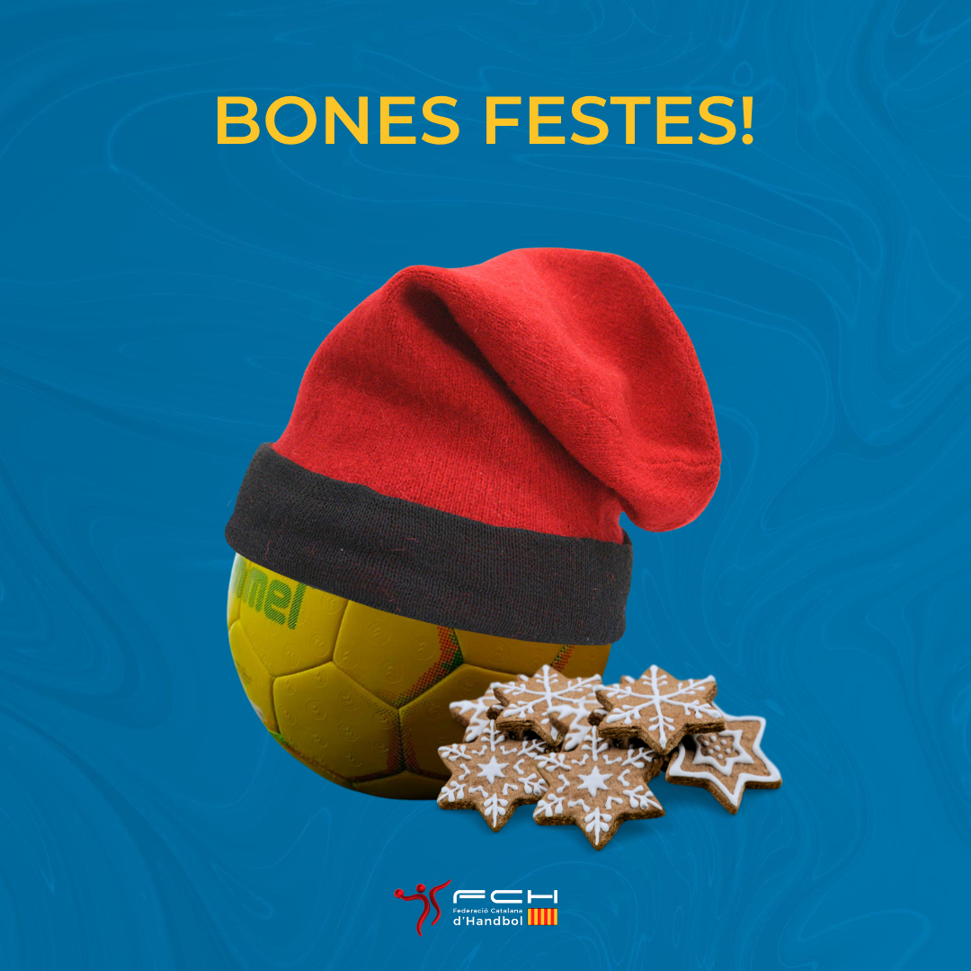 🎄 Des de la Federació Catalana d'Handbol volem desitjar un BON NADAL i unes BONES FESTES a tota la comunitat de l'#HandbolCatalà, clubs, patrocinadors i a tots i totes els/les membres que ens feu gaudir d'aquest gran esport cada dia! ✨