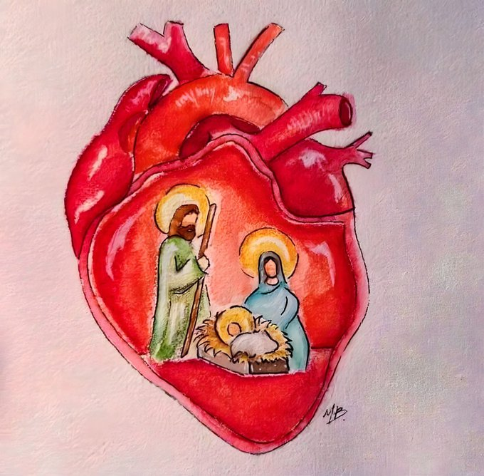 HayFuegoenTi's tweet photo. Señor, haz de mi corazón, tu pesebre.💜💗💚🧡🩵💖 https://t.co/vwbEyYKhPJ