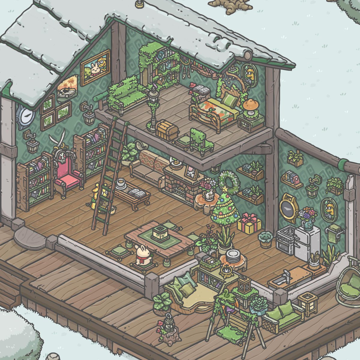 simplementandy's tweet image. #tsukiodyssey #tsuki camaradas, saquenme la Duda. A la jirafa traidora le decoré la casa 4 VECES y me sigue odiando. Ella quiere una biblioteca, y eso le hice EXACTAMENTE. Chi es así o solo conmigo? Soy capaz de venderle todo y recuperar zanahorias.