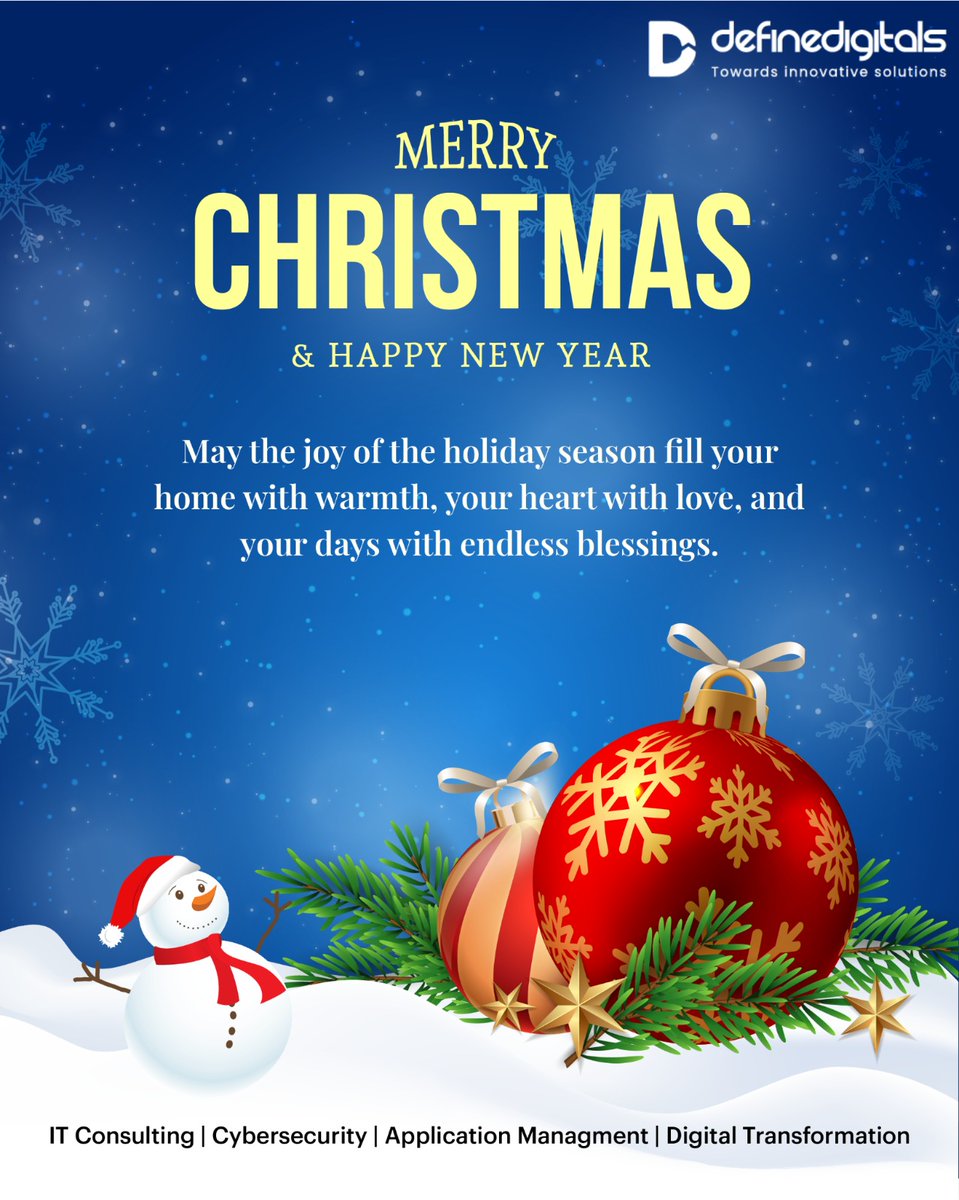 define_digitals's tweet image. 🎅 Exclusive Christmas Gift! 🎅

🎁 Holiday Deal: 🎉 1 Month of IT Consulting / Development Service Absolutely FREE!
#DefineDigitals #itconsulting #SoftwareDevelopment 

surl.li/atoehl