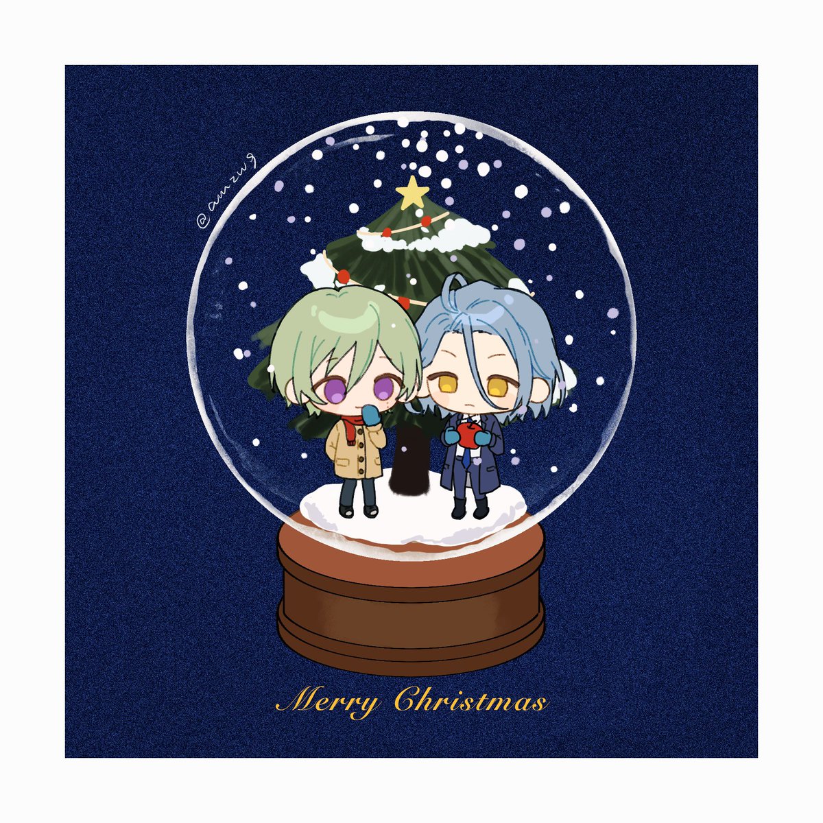 amzw9's tweet photo. メリ���リ🎄❄️ https://t.co/gnMM4kiNGL