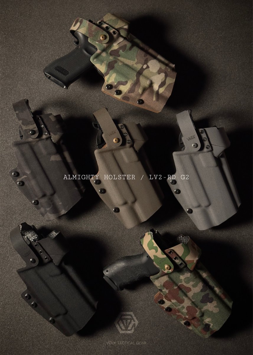 volk製ALMIGHTY HOLSTER / LV2-RD G2 マルチカム