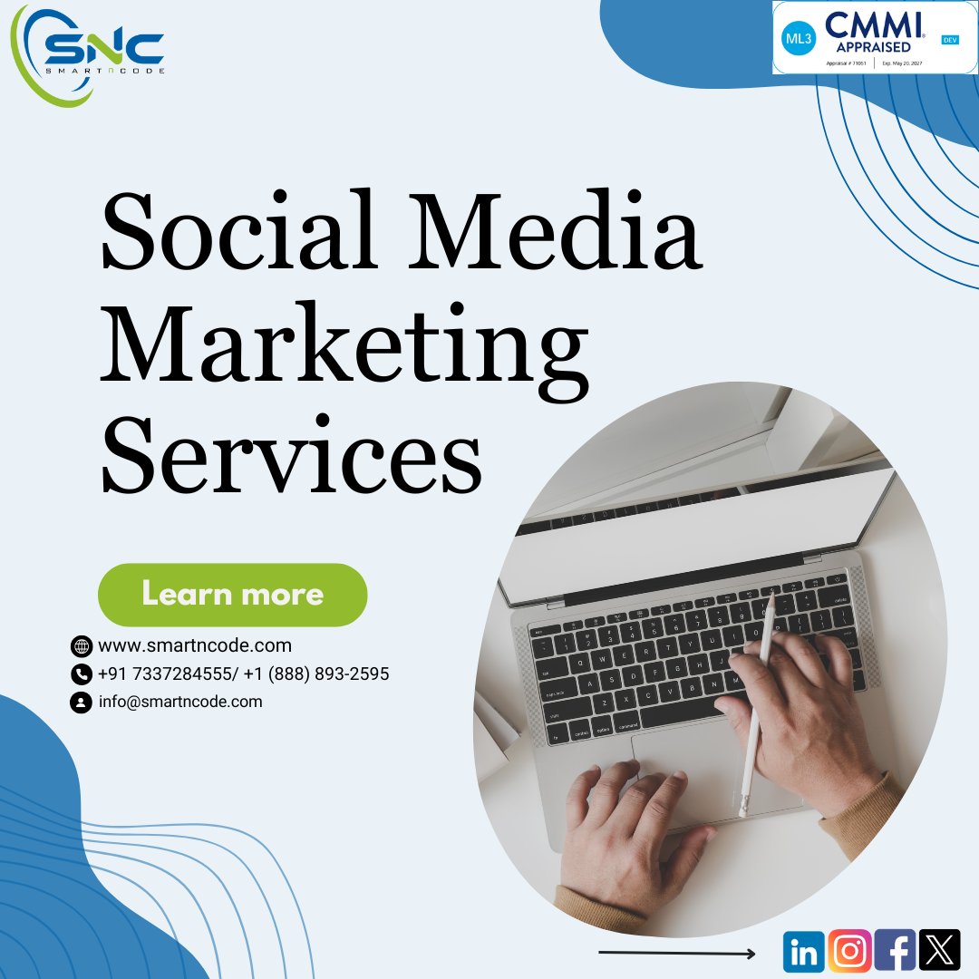 smartncode's tweet image. Boost your brand with SmartnCode!
Engage, grow, and drive results with expert strategies. From content creation to analytics, we’ve got you covered.
Grow your brand: smartncode.com
#SocialMediaMarketing #DigitalMarketing #SmartnCode #FacebookAds #InstagramAds