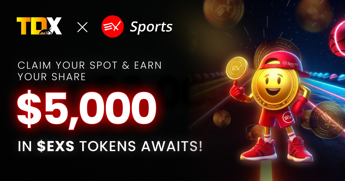 🏅 Sports Fans, This is for YOU!

Early access to $EXS Tokens, $5,000 in rewards up for grabs. It’s not just a giveaway—it’s your chance to be part of the future of sports-tech. Earn points by doing fun, simple tasks: 

🌟 It’s simple: Earn points by completing fun tasks like