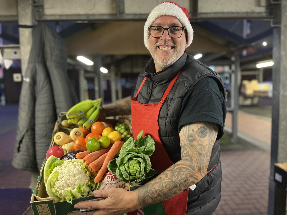 Last of the deliveries packed and ready to go. Big thanks to our customers for your business this year. Ps none of your shitty supermarket produce in these. All bought fresh daily and all veg from growers within a 10 mile radius from Leeds.