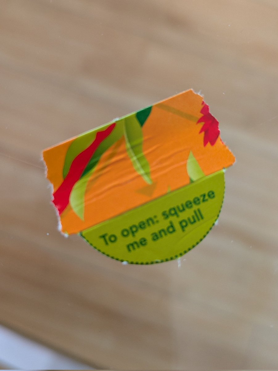 Baffling instructions on a box of teabags. Ok so now I have a small tab of paper and still have  a sealed box of teabags #packagingfails