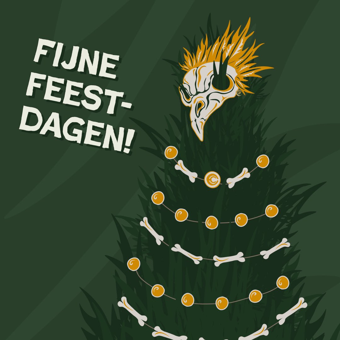 𝓕𝓲𝓳𝓷𝓮 𝓯𝓮𝓮𝓼𝓽𝓭𝓪𝓰𝓮𝓷🎄 
en een kannibaalachelijk goed 2025 gewenst!🍾

Bedankt voor je hulp en gezelligheid. We hopen weer op je te kunnen bouwen in het nieuwe jaar. Tot ziens; in de hal, op het land of bij een feestje.👋