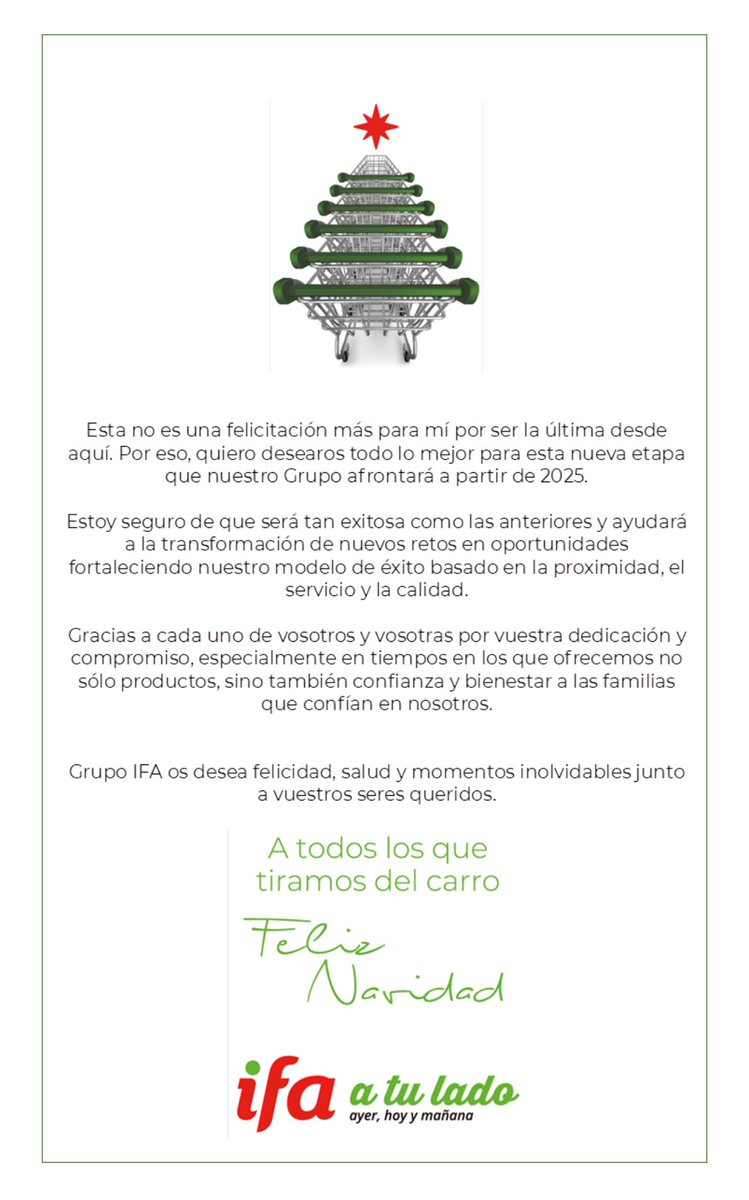 Feliz Navidad a todos desde <a href="/GrupoIFA/">Grupo IFA</a>