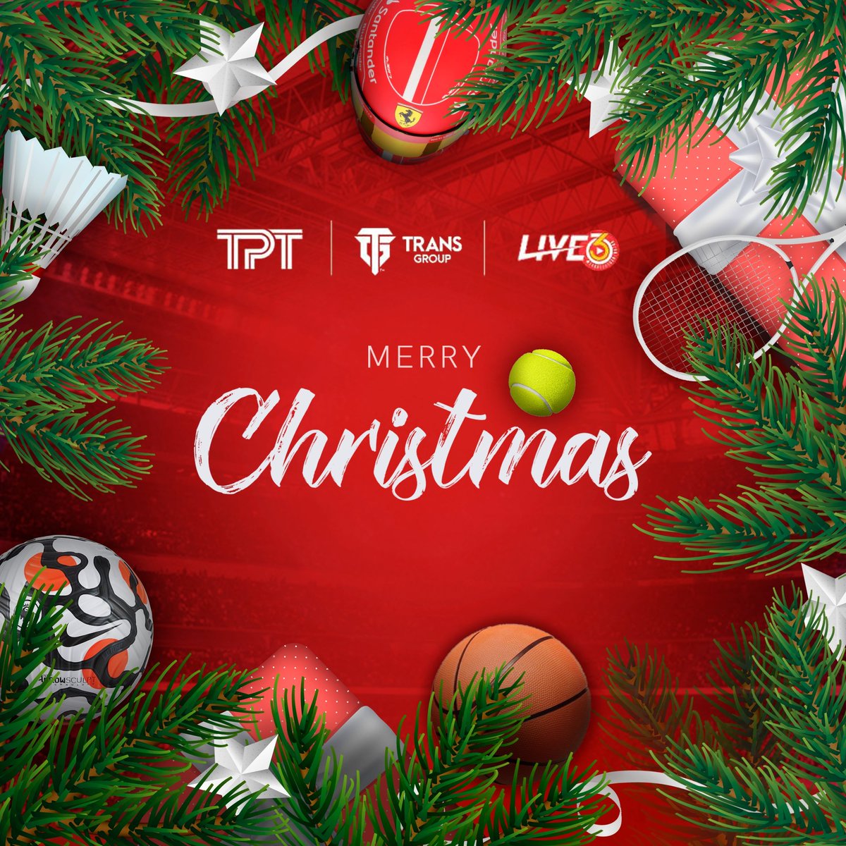 Celebrating the season of joy with the spirit of sports! 🎄✨ 
Merry Christmas everyone! 🎁 

#Transgroup #MerryChristmas #Sports