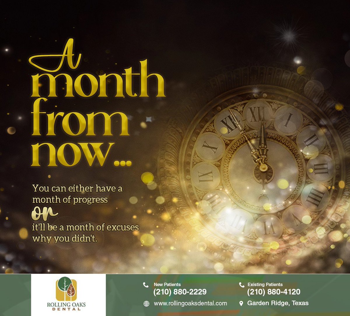 #welcome2025 #newyear #newbeginning #behappy #positivevibesonly #bepositive #RollingOaksDental #GardenRidge #TX