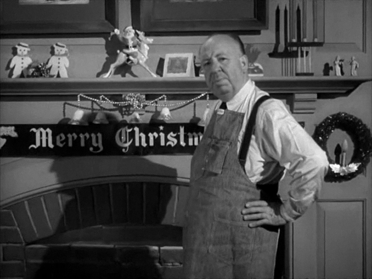 A Merry Christmas from me and from Alfred Hitchcock.