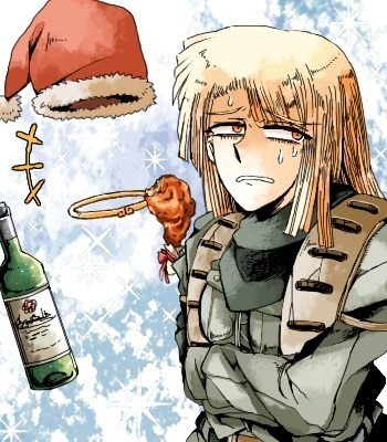 「クリスマスめいた過去絵は…ある 」|打鳥のイラスト