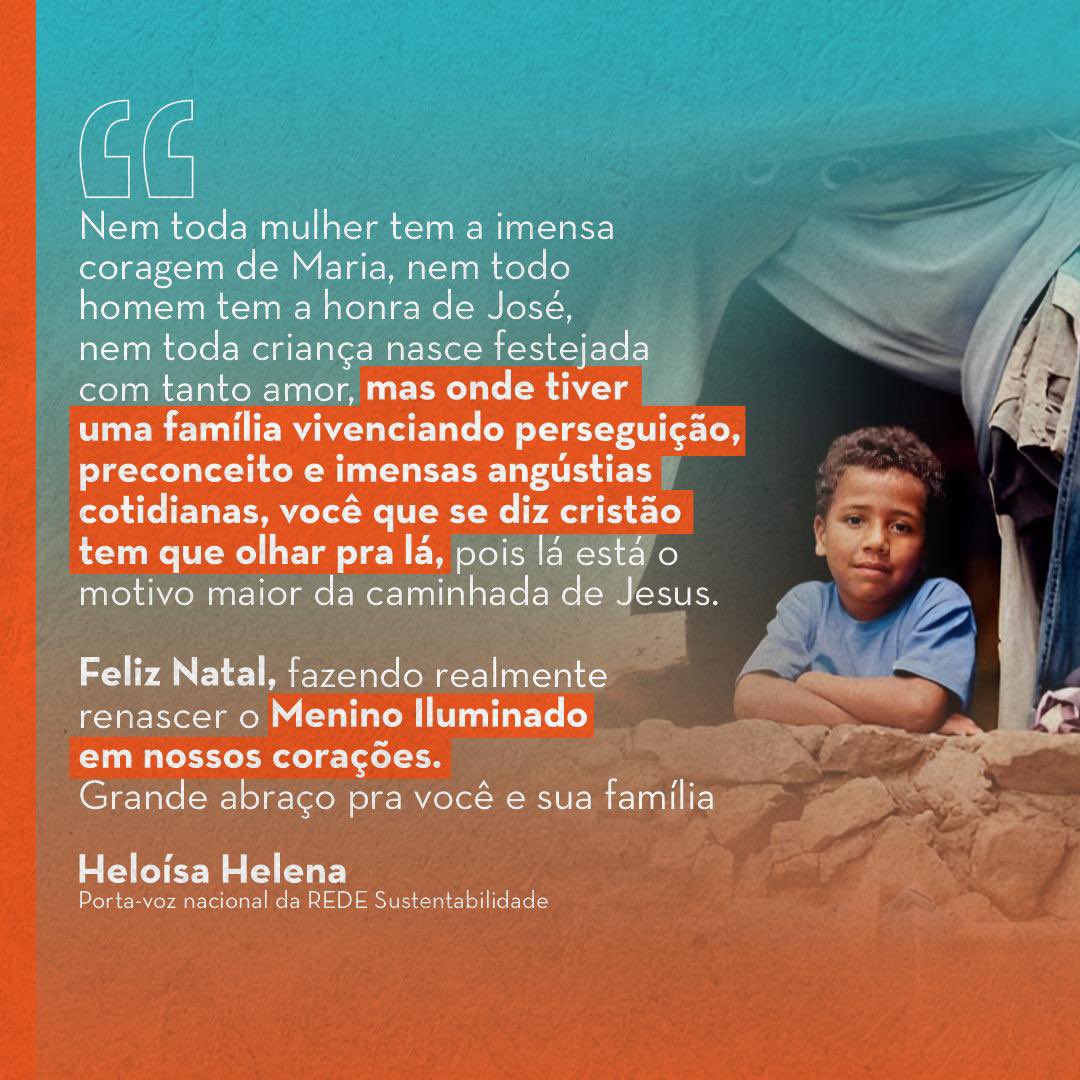 Feliz Natal pra você e sua família, que as belas lições de amor, coragem, solidariedade e compaixão da caminhada de Jesus sigam renascendo em nossos corações. Xêro ❤️