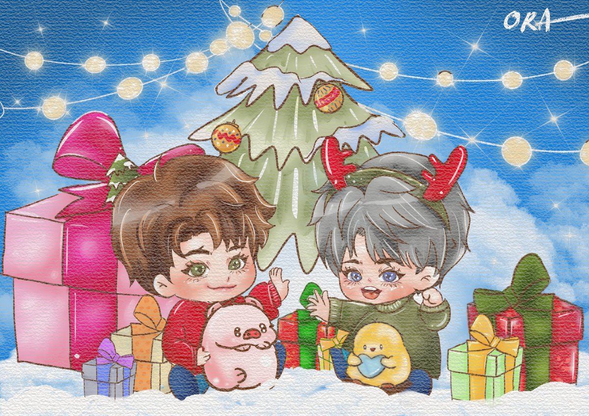 🎄HAPPY MOOYOR’s EVE na ja
We 'll alway love u

#MOOYORSEVEWITHYINWAR
#yinyin_anw #warwanarat #หยิ่นวอร์ 
#yinwarfanart