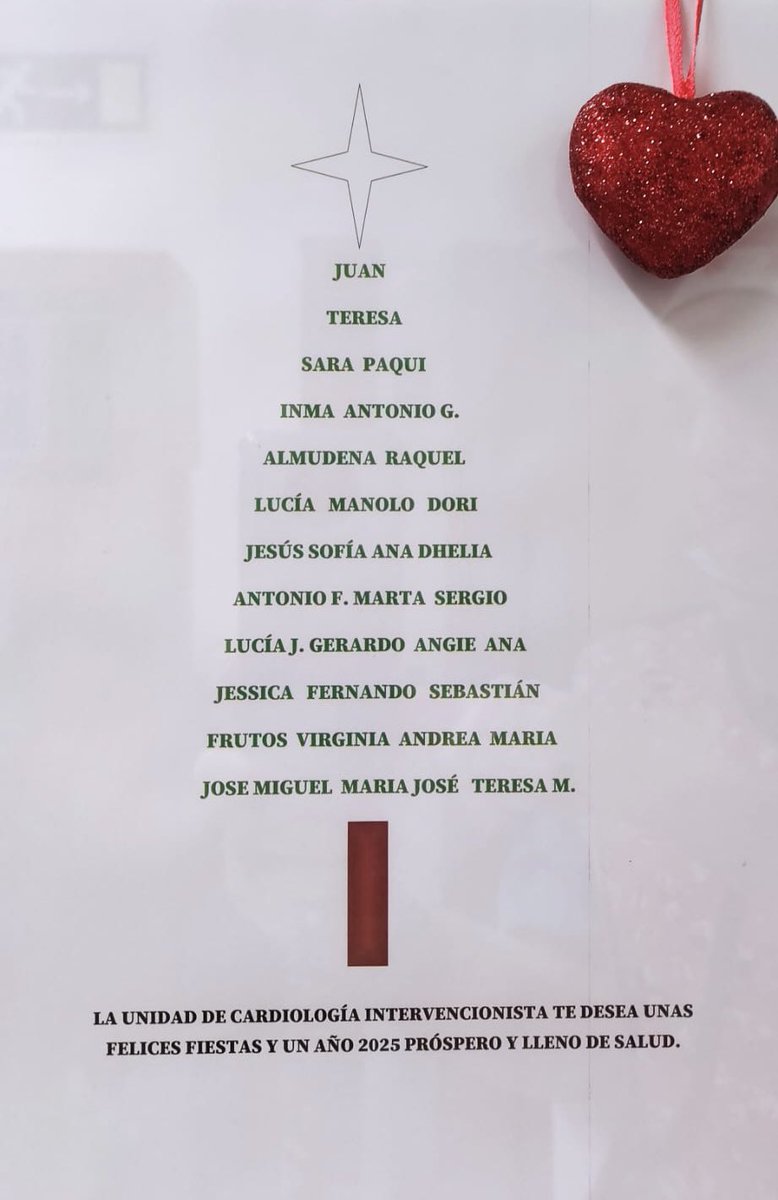 Desde la Unidad de Hemodinámica del <a href="/clinicogranada/">Hospital Universitario Clínico San Cecilio</a> os deseamos FELIZ NAVIDAD!! <a href="/saludand/">Consejería de Salud y Consumo</a> <a href="/saludsurgranada/">Salud Sur Granada</a> <a href="/shci_sec/">ACI-SEC: Hemodinamica</a> <a href="/secardiologia/">Soc Esp Cardiología</a> <a href="/SACardiologia/">SACardiología</a>