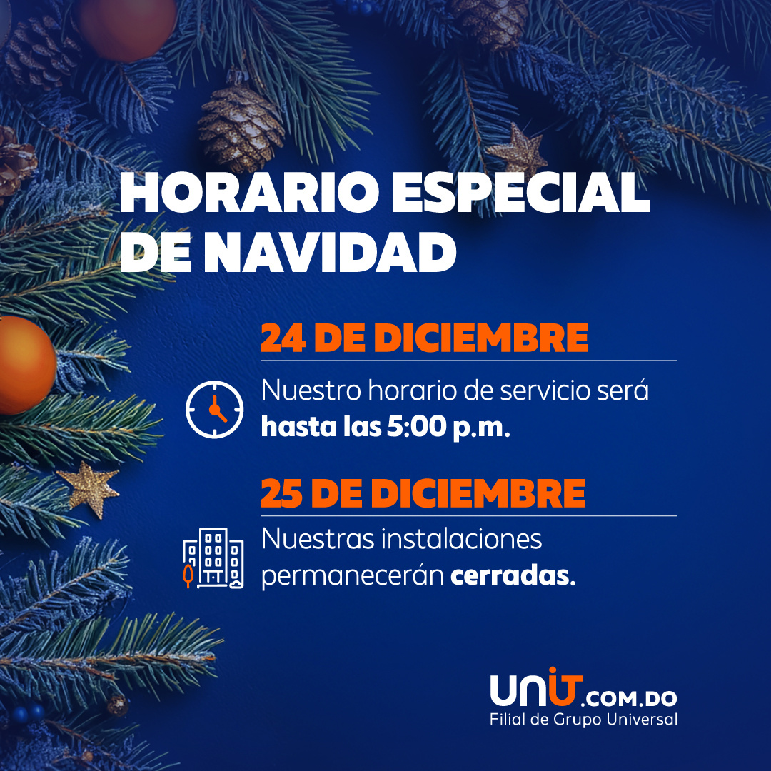 ¡Es momento de estar en familia 🎄✨🧡!

Pero tranquilos, el jueves 26 de diciembre volvemos con todas las pilas para seguir brindándote lo mejor de nosotros. 

Recuerda, puedes hacer tus contrataciones y reclamos entrando a hubs.la/Q030zxyC0 💻📱✨.
