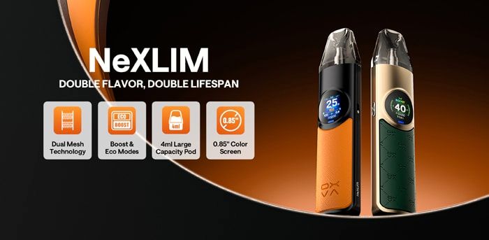 EcigClick's tweet photo. Coming soon is the exciting new @OXVAOfficial #NeXlim! 

The next generation of the excellent Xlim range – which I bore people to tears about! 

Our Shell tells you what to expect in her preview here  👉   https://t.co/Nh1jo6v9CA

Stay tuned for a review soon!

#OXVA #OXVANeXLIM https://t.co/tGKXeZjwE7