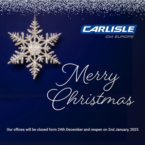 🎄 Wishing you a very Merry Christmas and a joyful holiday season from all of us at CARLISLE® ✨ Thank you for being part of our journey this year. We're incredibly grateful for your support and partnership. 🎄Our offices are now closed to celebrate the season! ✨