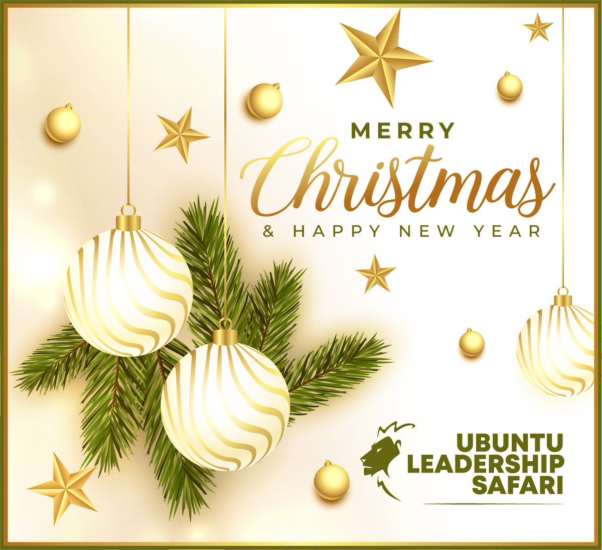 SafariUbuntu's tweet photo. We wish you a merry #Christmas    and a happy new year.

#UbuntuLeadershipSafari
#WeCompound https://t.co/UFSd8wPbLh