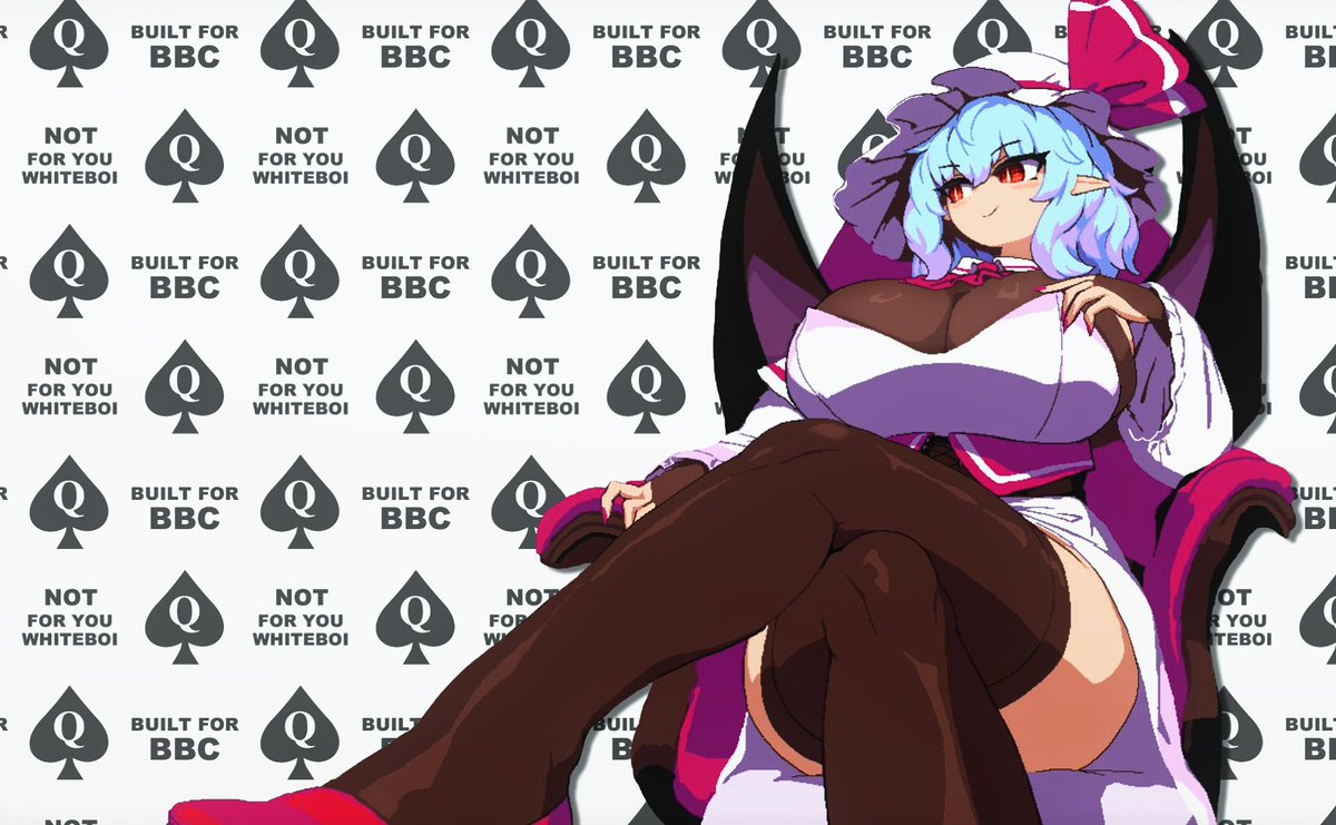 It's been awhile.
Still a BBC loving whore and proud white genocide supporter~!
Remember, black is and always will be superior.

#Touhou #Blacked #BNWO