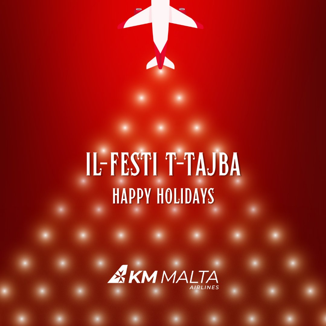 From all of us at KM Malta Airlines 🎄