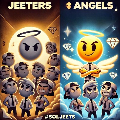soljeets's tweet photo. Jeeters can keep hating.
🌕 Angels are too busy winning. 💎 

#SOLJeets #EmojiFi #Solana #memecoin https://t.co/qmjYoA03Oo