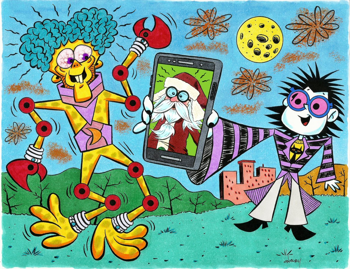 WallyWingert's tweet photo. As we head into Christmas, remember you can hear FREE audibles of the 13 Christoween Capers at https://t.co/gRaG3eHQwh
 Story 6 - "Mission of the Moon Monster” Can Santa bring the magic of Christoween to the creatures on the moon? #christoween #creepmas #spirithalloween #cryptmas https://t.co/S28UyXgm8v