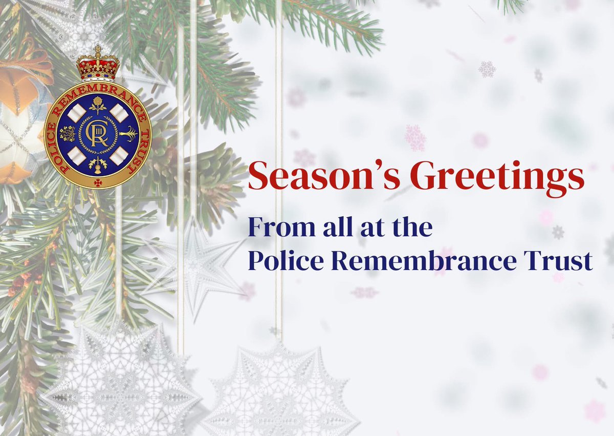 Read our latest newsletter here -mcusercontent.com/f800a7ca474522…

Wishing you a peaceful time of year from all at Police Remembrance Trust.