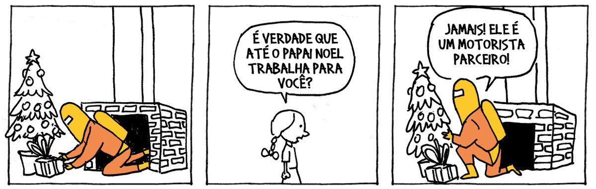 malvados's tweet image. Uma tira de Natal do Algoritmo.