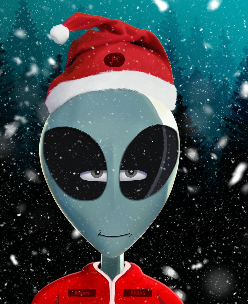 Merry Cħristmas &amp; Ħappy Ħolidays from the Hedera Aliens! 🎄🎅🛸