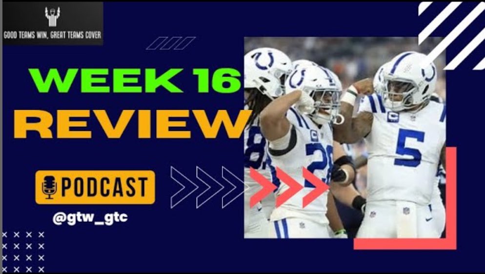 GTW_GTC's tweet photo. New Episode 🏈🎁🎄🎅🏈
#NFL Week 16 Review
Join us as we review the key games, check in on our #4FoldChallenge & #ATSPicks, look at the winning @fantasy_gameday lineup plus a look at the Xmas Day & TNF games
Spotify: https://t.co/Pe7FIiWged
YouTube: https://t.co/er1aP0lCIn https://t.co/j63zMhBlQq