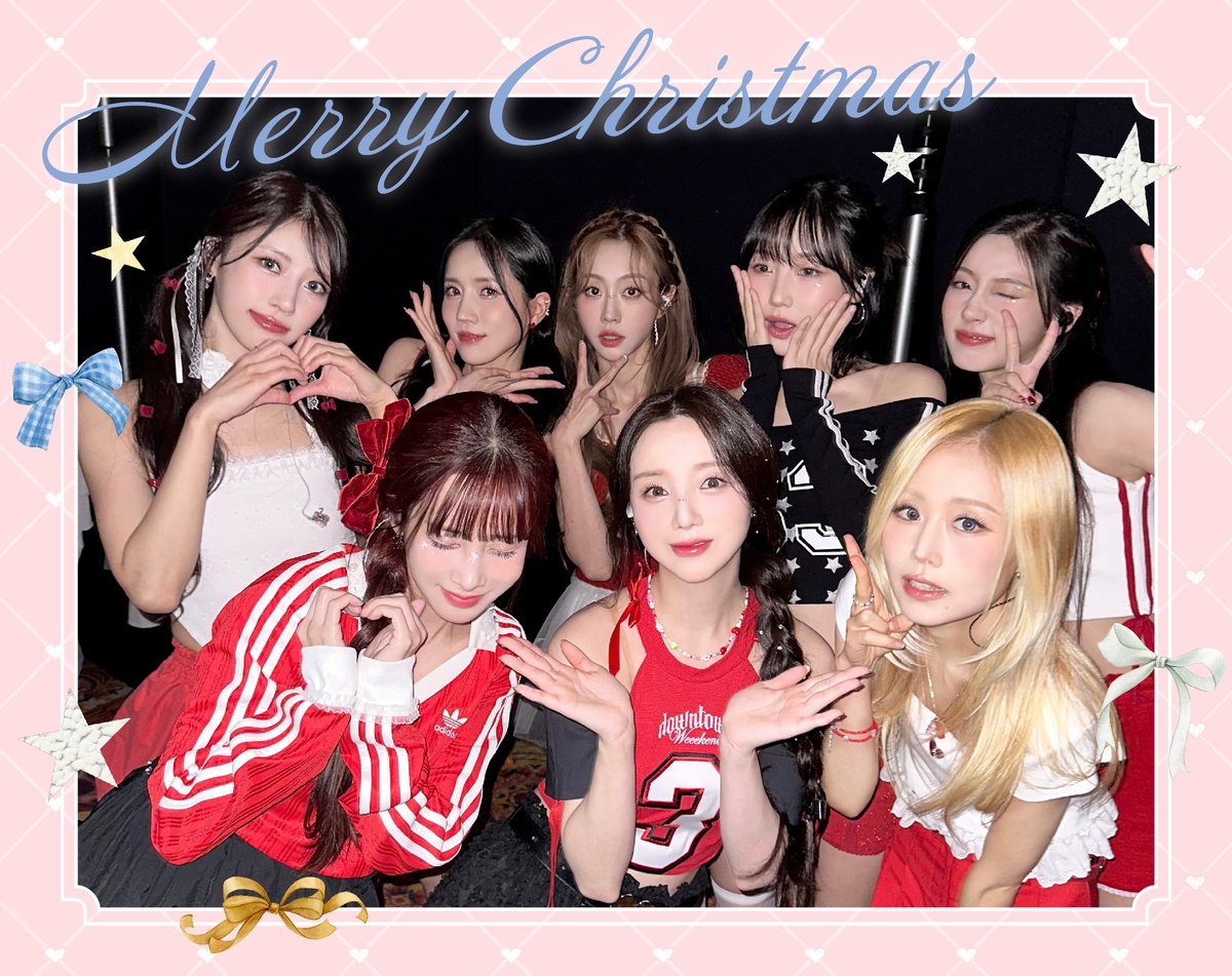 OfficialLVLZ_JP's tweet photo. Merry Christmas for Lovelinus🩷

大切なLovelinusへクリスマスカードが届きました🎄❤
暖かくして美味しいものを食べて、素敵なクリスマスにしてくださいね🎁

∴* ❅。° *.❅·❆
🎟チケット1次先行先着販売中
〜2025/1/6(月)
🛒https://t.co/j5NHFDBKq1

#Lovelyz #冬の国のLOVELYZ4
#Lovelinus https://t.co/Xysk4youIV