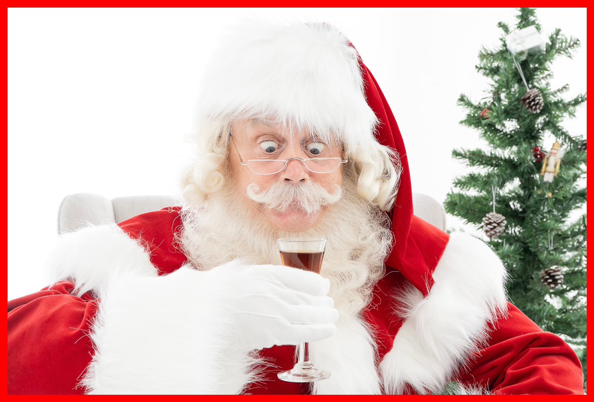 Nearly sherry time! 

Wishing everyone a very, very MERRY CHRISTMAAAAAAAS ... and I shall see you later - but you won't see me because you'll be fast asleep. Ho Ho Ho!!! 

All my love, Santa 🎅🏻💫❤️xxxx