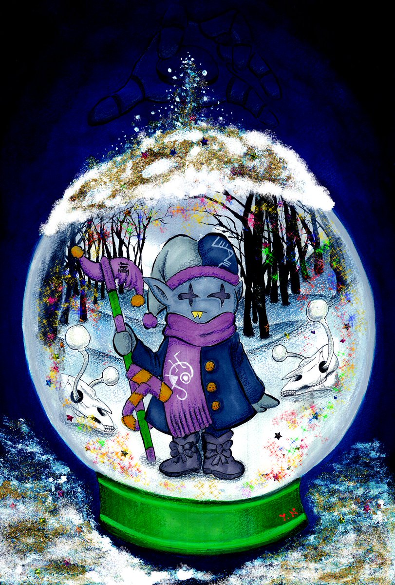 「Snow Globe #DELTARUNE」|奈頼vs原稿。のイラスト