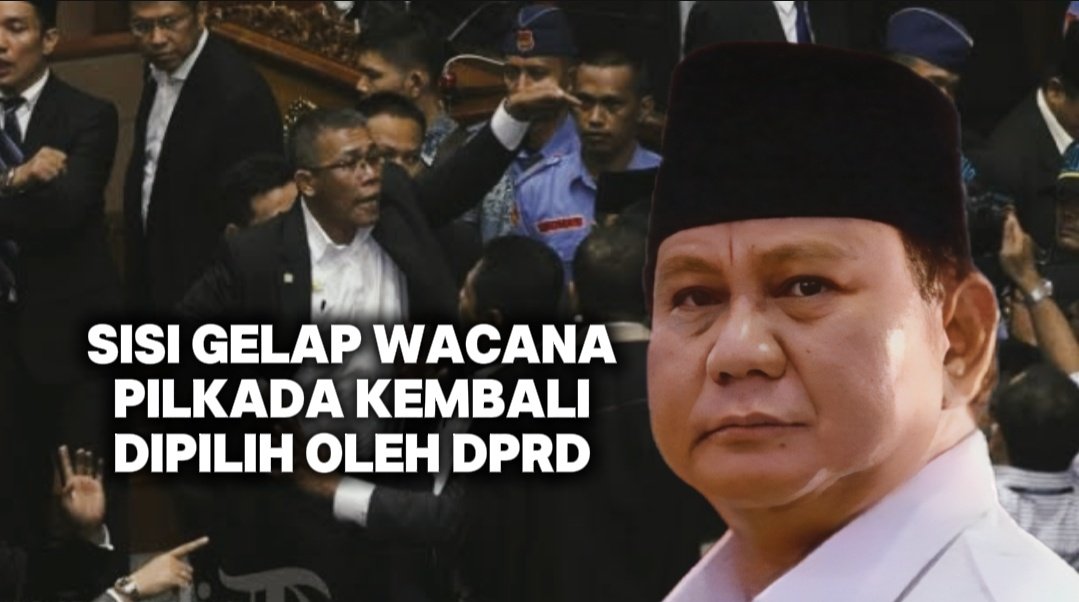 _palungmariana's tweet photo. Mengulang Kembali Tragedi : Sisi Gelap Wacana Pilkada Kembali Dipilih oleh DPRD

BREAKING NEWS
Pertanyaan terbesar dari gunjang ganjingnya pernyataan Presiden baru-baru ini yg mewacanakan Pilkada akan Kembali dipilih oleh DPRD adalah "siapakah yg diuntungkan atas kebijakan tsb?" https://t.co/TUHRP7GlHS