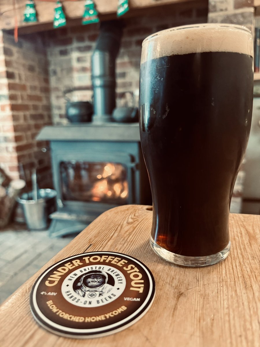 Another special on the taps. <a href="/NewBristol/">New Bristol Brewery</a> Cinder Toffee Stout. Lovely sweet stout that’s like a liquid Crunchie bar. It’s not too strong at only 4%abv and probably better value than a chocolate selection box.