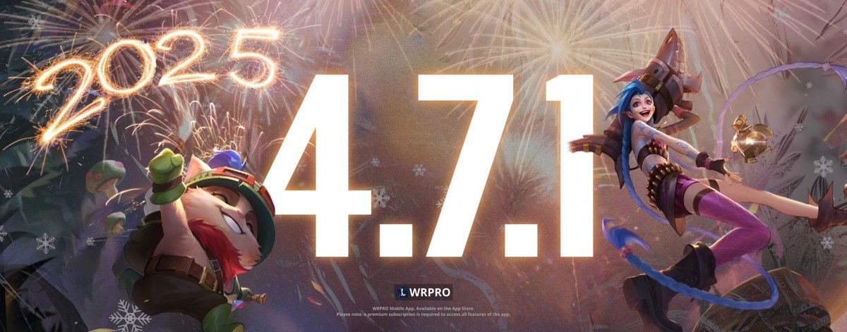 wrproapp's tweet photo. The final update of 2024 is live! Bug fixes, performance improvements, and App prep for exciting 2025 features. 🎉 Thanks for staying with us! Happy holidays and see you in the Wild Rift! ❄️

#WildRift #WRPRO https://t.co/wvYp1mjRie