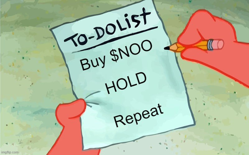 The $noo community is strong as fuck,

we won't stop!