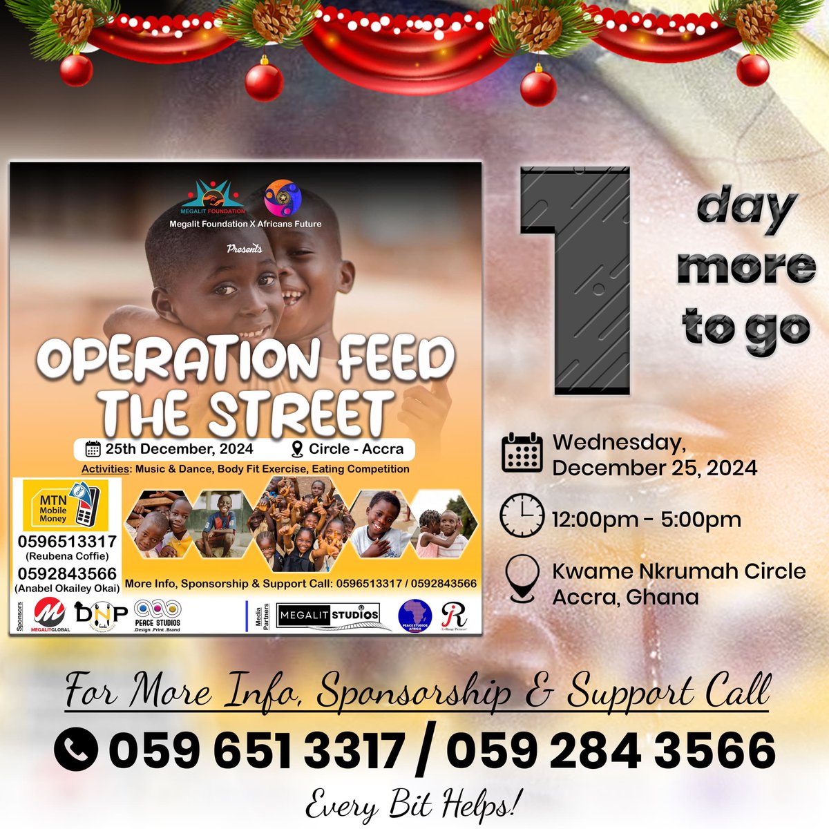 africansfuture's tweet photo. As we count down the days, we are reminded of the lives that will be touched, the faces that will smile, and the hearts that will feel the warmth of our collective effort.

#africansfuture #africa #unity #love #support #care #childrenlivesmatter❤️💙🌎 #giveback #feedthestreets https://t.co/DFMsVgv9rz