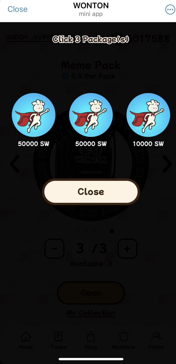 KrissOwl's tweet photo. WONTON Meme Pack is LIVE‼️👩🏻‍🍳
@WONTONorg x @SuperwontonOrg 

❄️HOLD $SW to level up your $SW badge, unlock gold pack discount and more benefits coming later💕

Tell 🎅🏻 that you wish for more $SW💰

👉🏻Join $SW TG community chat:
https://t.co/HK43bqyG6M https://t.co/z4K9Ugjvox