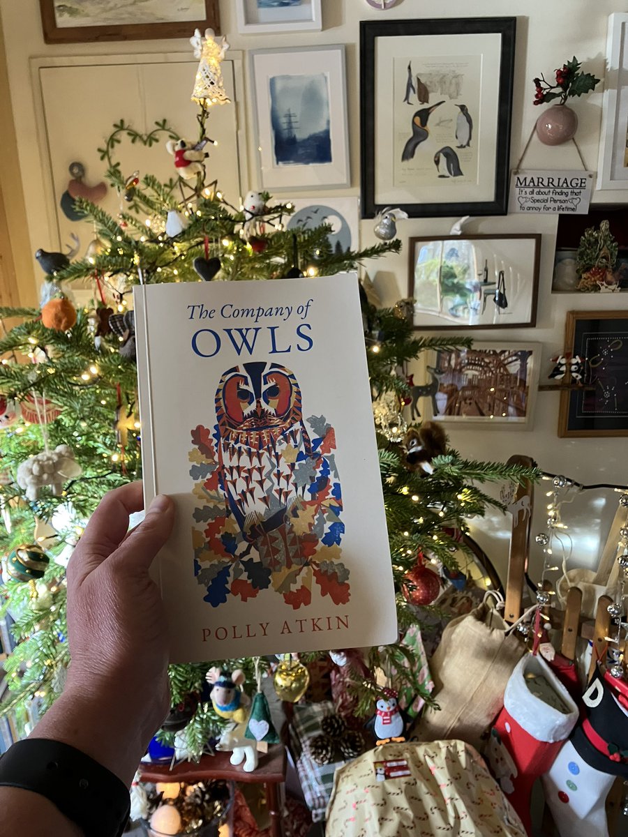 Book twenty-seven of 2024 is the magnificent The Company of Owls by <a href="/pollyrowena/">Polly Atkin</a> with its stunning cast of Cumbrian wildlife. And wonderfully strange to remember almost all of the events playing out and then reading about them years later. #AmReading