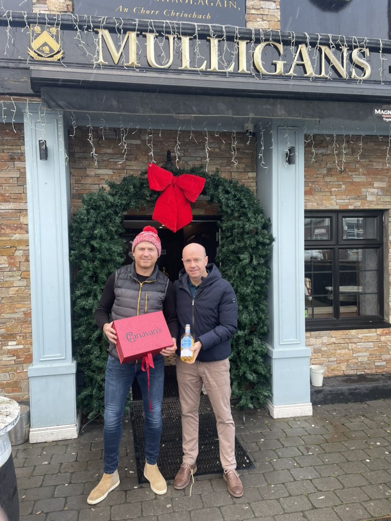 It’s about time he gives a return pass 😉!

Massive thanks to Peter and the Canavan’s team. We’ll be sure to test this out on Christmas morning. 🥃

#Canavanswhiskey 🥃 #merrychristmas 🥃