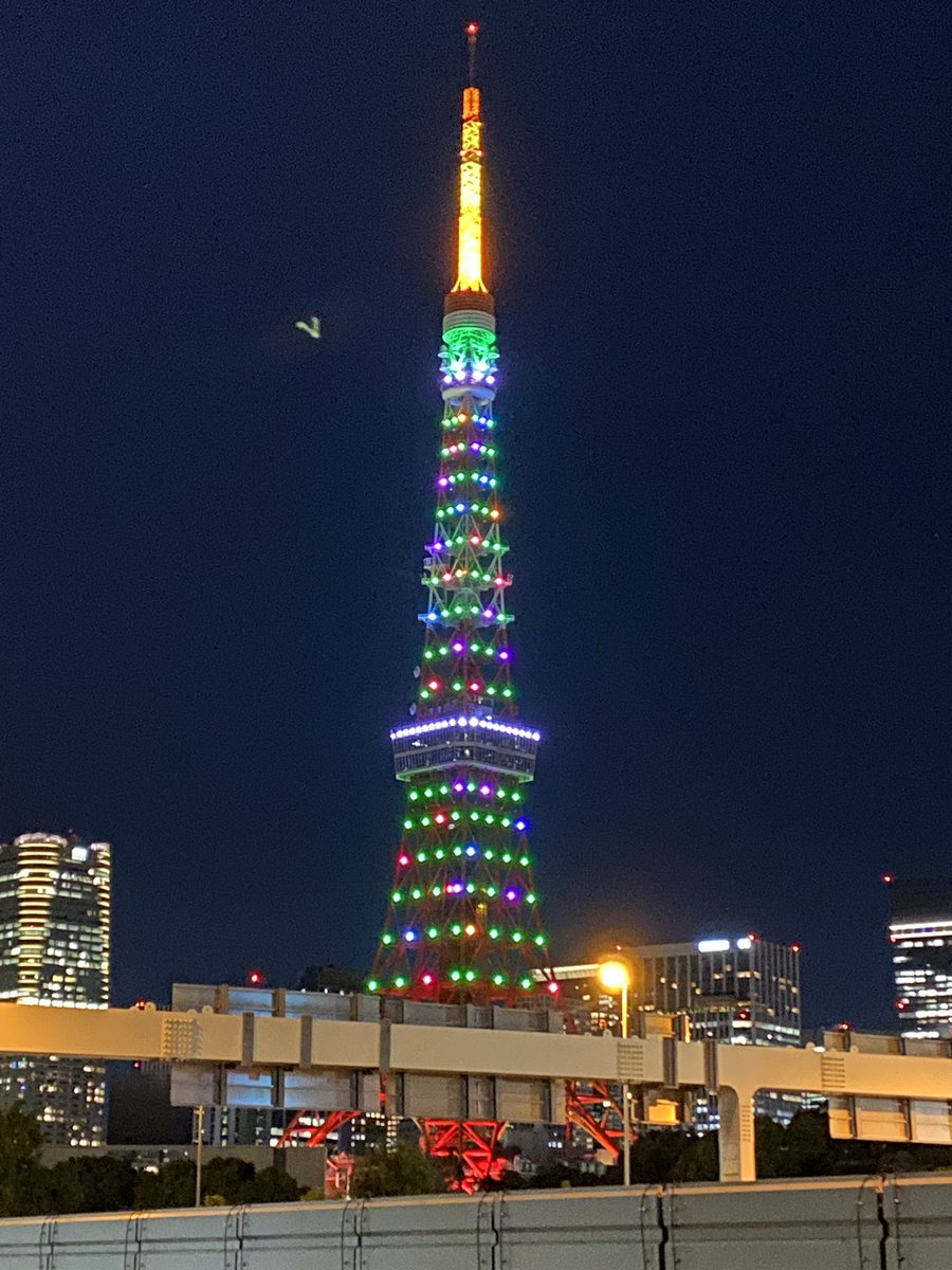 東京タワーのクリスマスバージョン？